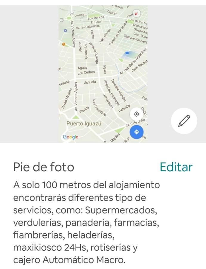 Iguazu Alojamiento Puerto Iguazú Zewnętrze zdjęcie